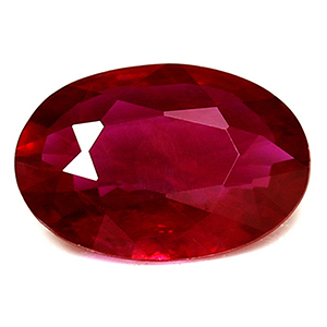Ruby Oval 0.68 carat Red Photo