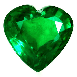 1.52 carat Heart Emerald - Gemstone Thumbnail