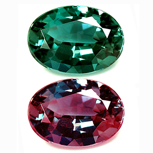 Alexandrite Oval 0.60 carat Green Photo