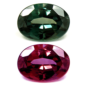 Alexandrite Oval 0.72 carat Green Photo