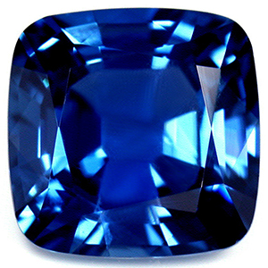 Sapphire Cushion 2.85 carat Blue Photo