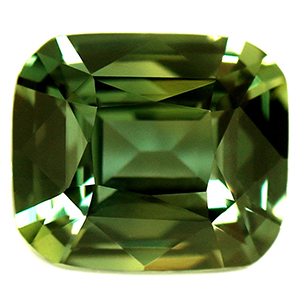 Sapphire Cushion 1.32 carat Blue Green Photo