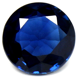 Sapphire Round 0.58 carat Blue Photo
