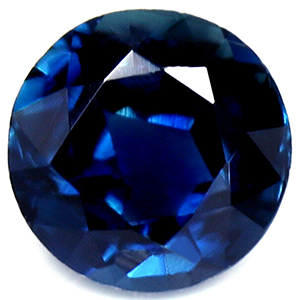 Sapphire Round 0.59 carat Blue Photo
