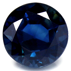 Sapphire Round 0.57 carat Blue Photo