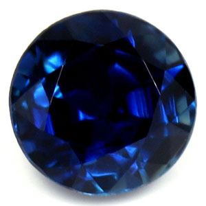 Sapphire Round 0.65 carat Blue Photo