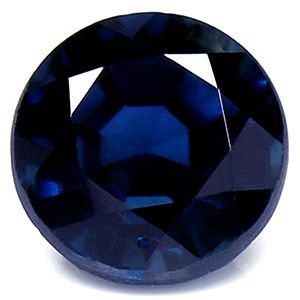 Sapphire Round 0.64 carat Blue Photo