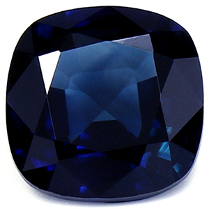Sapphire Cushion 0.63 carat Blue Photo