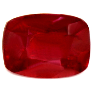 Ruby Cushion 0.75 carat Red Photo