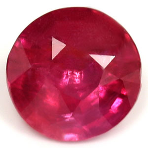 Ruby Round 0.55 carat Red Photo