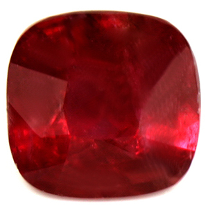 Ruby Cushion 0.81 carat Red Photo