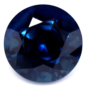 Sapphire Round 0.70 carat Blue Photo