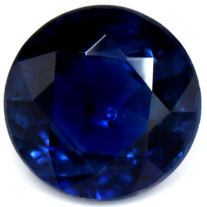 Sapphire Round 0.66 carat Blue Photo