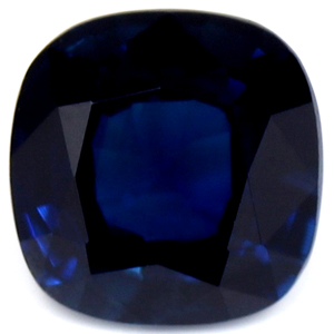 Sapphire Cushion 0.57 carat Blue Photo