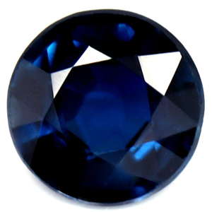 Sapphire Round 0.55 carat Blue Photo
