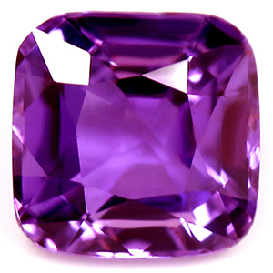 Sapphire Cushion 1.09 carat Purple Photo