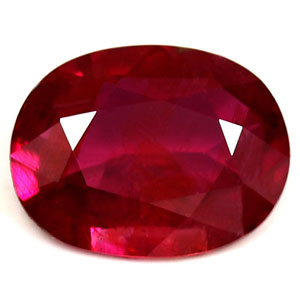 Ruby Oval 0.86 carat Red Photo