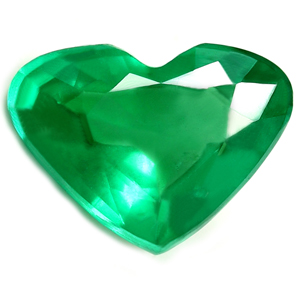 1.64 carat Heart Emerald - Gemstone Thumbnail