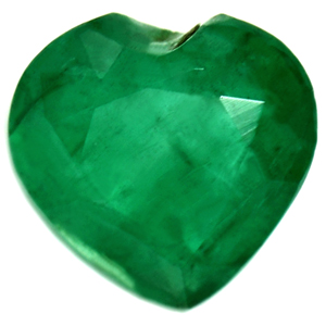 0.86 carat Heart Emerald - Gemstone Thumbnail