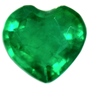 0.68 carat Heart Emerald - Gemstone Thumbnail