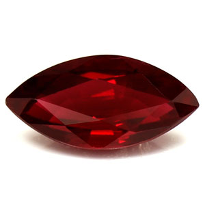 Ruby Marquise 0.73 carat Red Photo