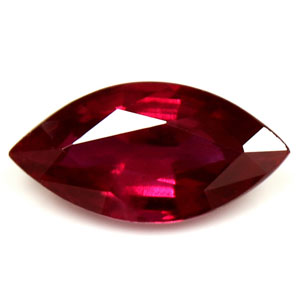 Ruby Marquise 0.73 carat Red Photo
