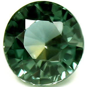 Sapphire Round 0.89 carat Blue Green Photo