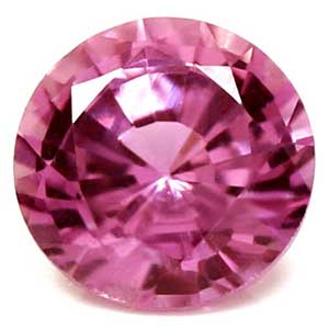 Sapphire Round 0.58 carat Pink Photo
