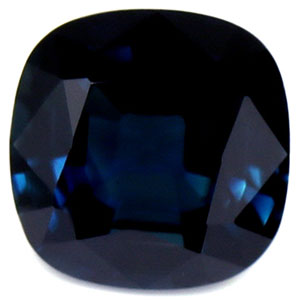 Sapphire Cushion 0.66 carat Blue Photo