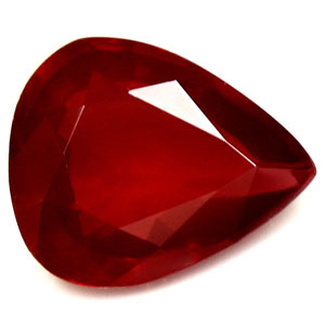 Ruby Pear 0.67 carat Red Photo
