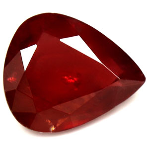 Ruby Pear 0.67 carat Red Photo