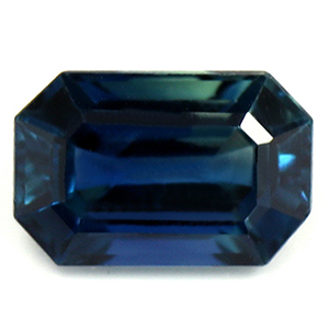 Sapphire Emerald 0.72 carat Blue Photo