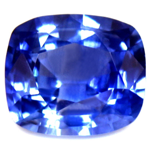 Sapphire Cushion 0.78 carat Blue Photo