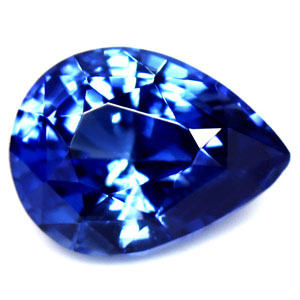 Sapphire Pear 0.87 carat Blue Photo