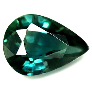 Sapphire Pear 0.69 carat Blue Green Photo