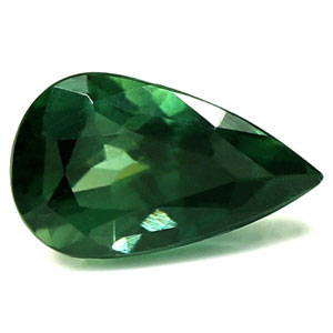 Sapphire Pear 0.64 carat Blue Green Photo