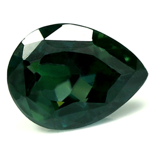 Sapphire Pear 0.61 carat Blue Green Photo