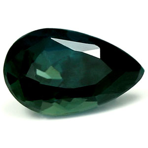 Sapphire Pear 0.59 carat Blue Green Photo