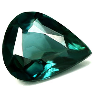 Sapphire Pear 0.69 carat Blue Green Photo