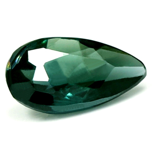 Sapphire Pear 0.52 carat Blue Green Photo