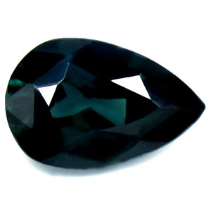Sapphire Pear 0.73 carat Blue Green Photo