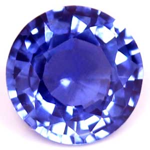 Sapphire Round 0.54 carat Blue Photo