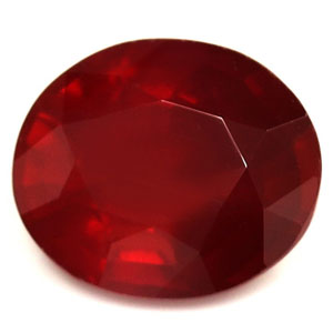 Ruby Oval 0.69 carat Red Photo