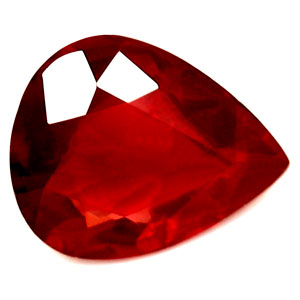 Ruby Pear 0.56 carat Red Photo