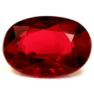 Ruby Oval 0.58 carat Red Photo