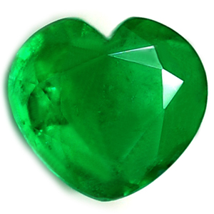 0.79 carat Heart Emerald - Gemstone Thumbnail