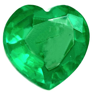 1.70 carat Heart Emerald - Gemstone Thumbnail