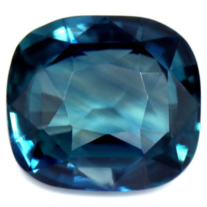 Sapphire Cushion 1.23 carat Blue Green Photo