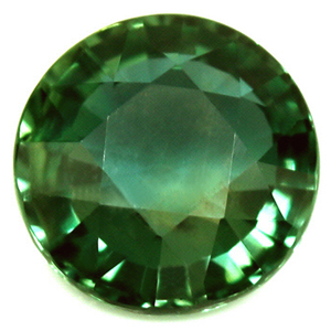 Sapphire Round 0.88 carat Blue Green Photo