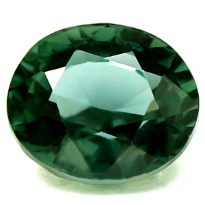 Sapphire Oval 0.98 carat Blue Green Photo